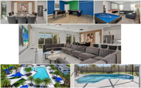 Large 10BD Sleep 21 Game Room Private Pool